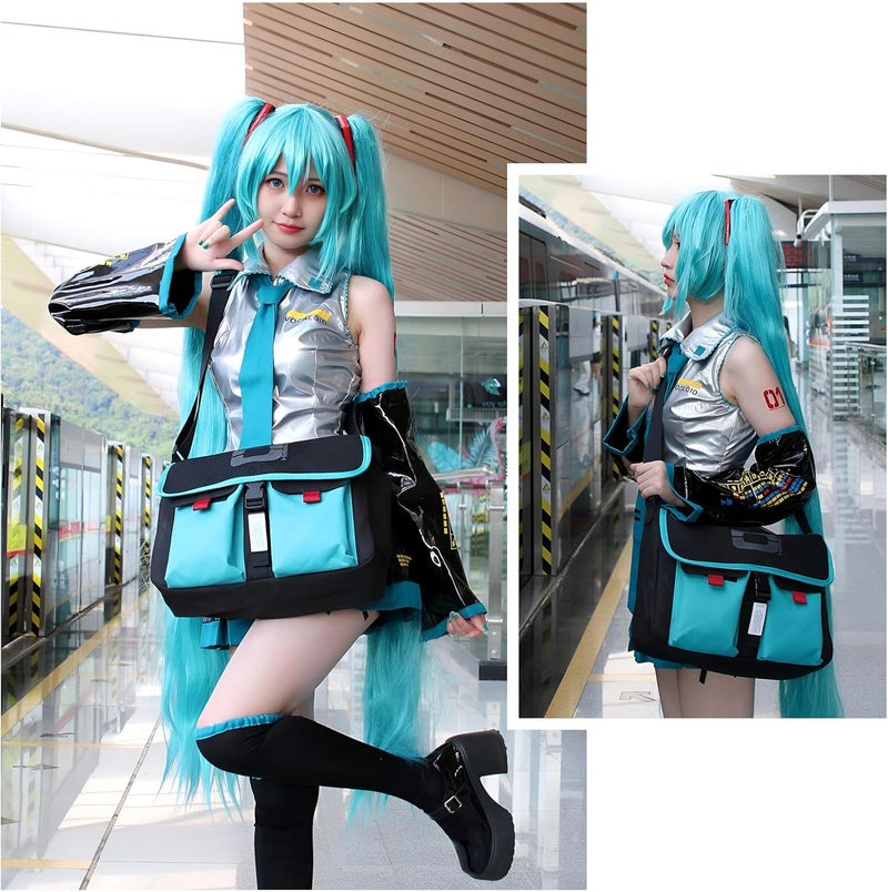 FIREFIRST Collaboration Series Crossbody Shoulder Messenger Bag for Hatsune Miku & Kagamine Rin/Len - Image 3
